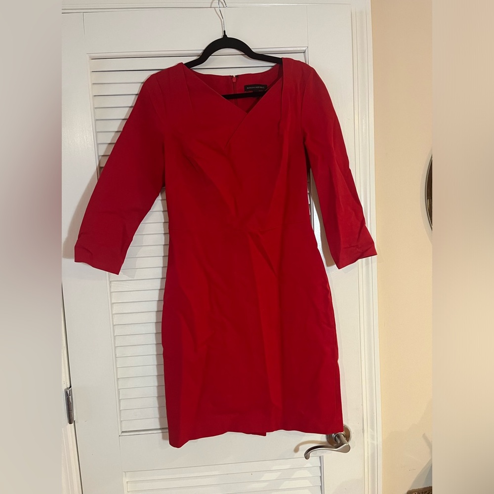 Banana Republic Red Dresss